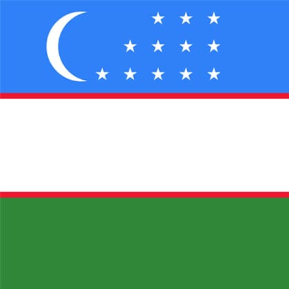 Uzbekistan-Flag Uzbekistan-Flag